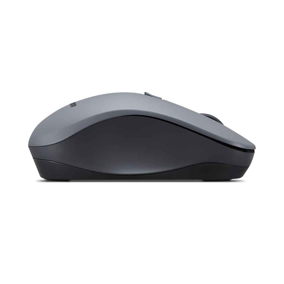 Lenovo WL310 Bluetooth Silent Mouse, Bluetooth 5.0, Upto 3million Button clicks, 1600 DPI, 6 Buttons (Left Click, Right Click, Scroll Click, DPI, 2 x Side Buttons), DPI LED Indicator - Grey