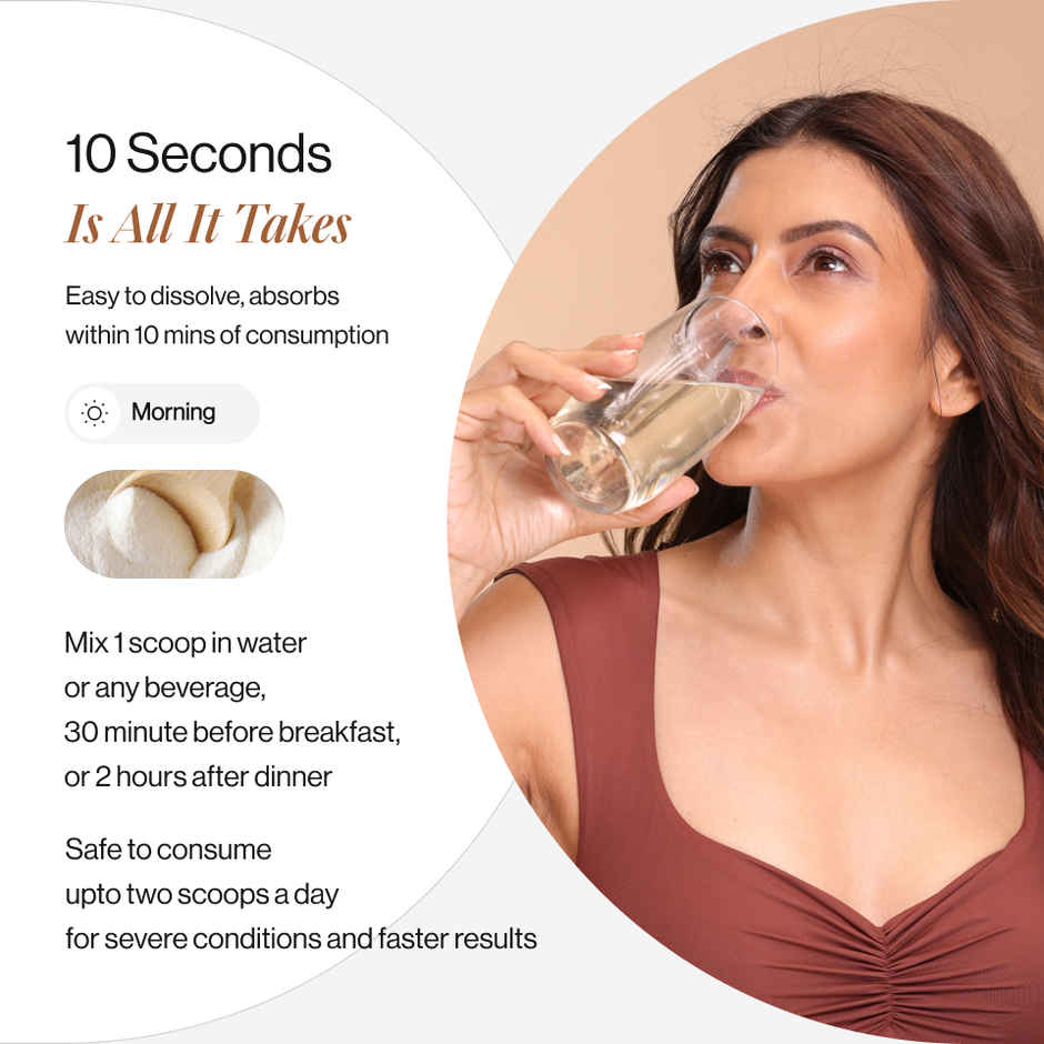 Beautywise Japnesses Marine Collagen Peptides With Hyaluronic Acid, Glutathione & Biotin Supplements for Women & Men (Unflovoured)