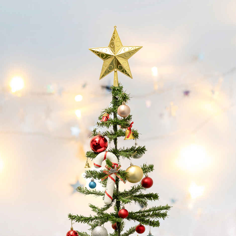 Artificial Christmas Tree | 6 ft Tall | Ideal for Home, Office & Party Decor | Picfest