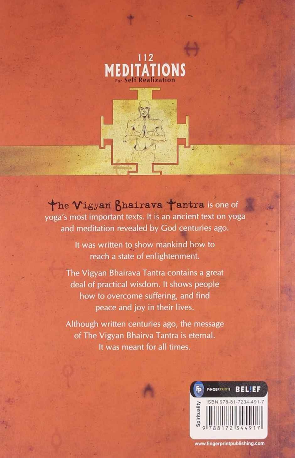 112 Meditations For Self Realization Vigyan Bhairava Tantra