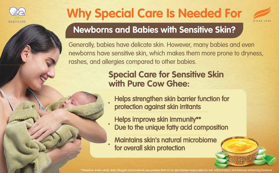 Himalaya Baby Cream With Pure Cow Ghee & Ph5.5 Moisturize