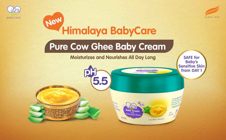 Himalaya Baby Cream With Pure Cow Ghee & Ph5.5 Moisturize