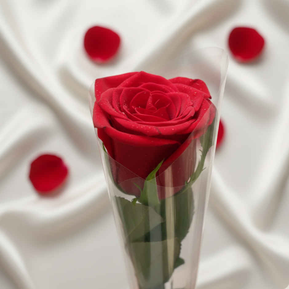 Single Red Rose