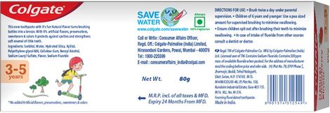 Colgate Toothpaste For Kids (3-5 Years) Natural Strawberry