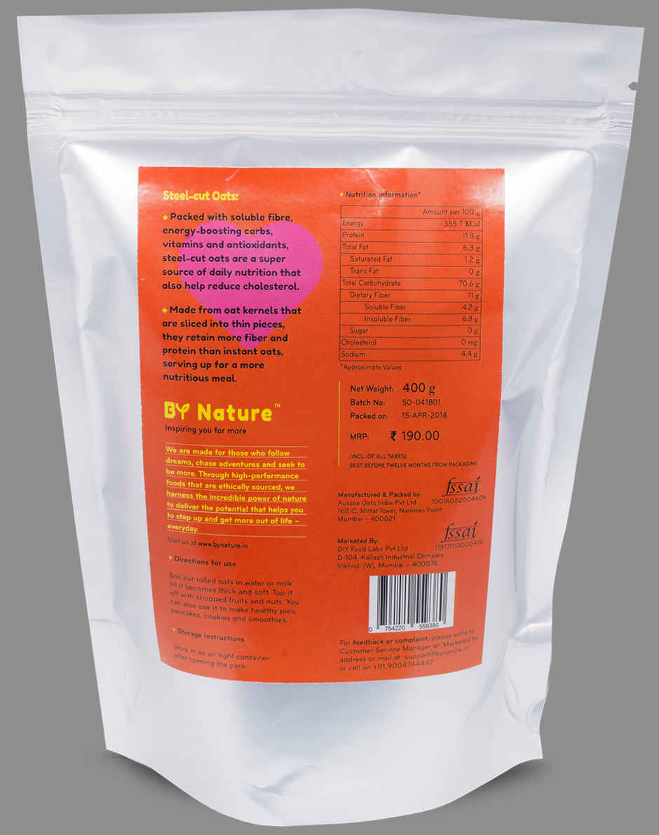 By Nature Steel-Cut Oats