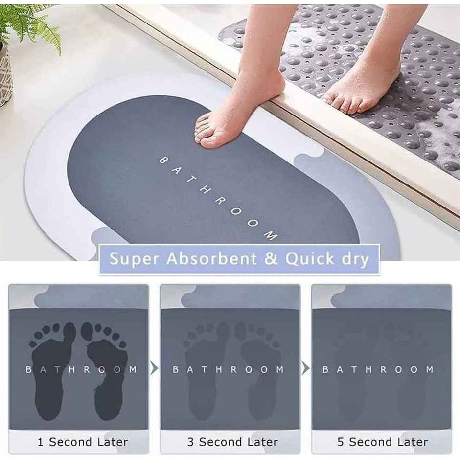 Daluci Rubber Bathroom Mat For Non-Slip Safety and Comfort|Multicolour