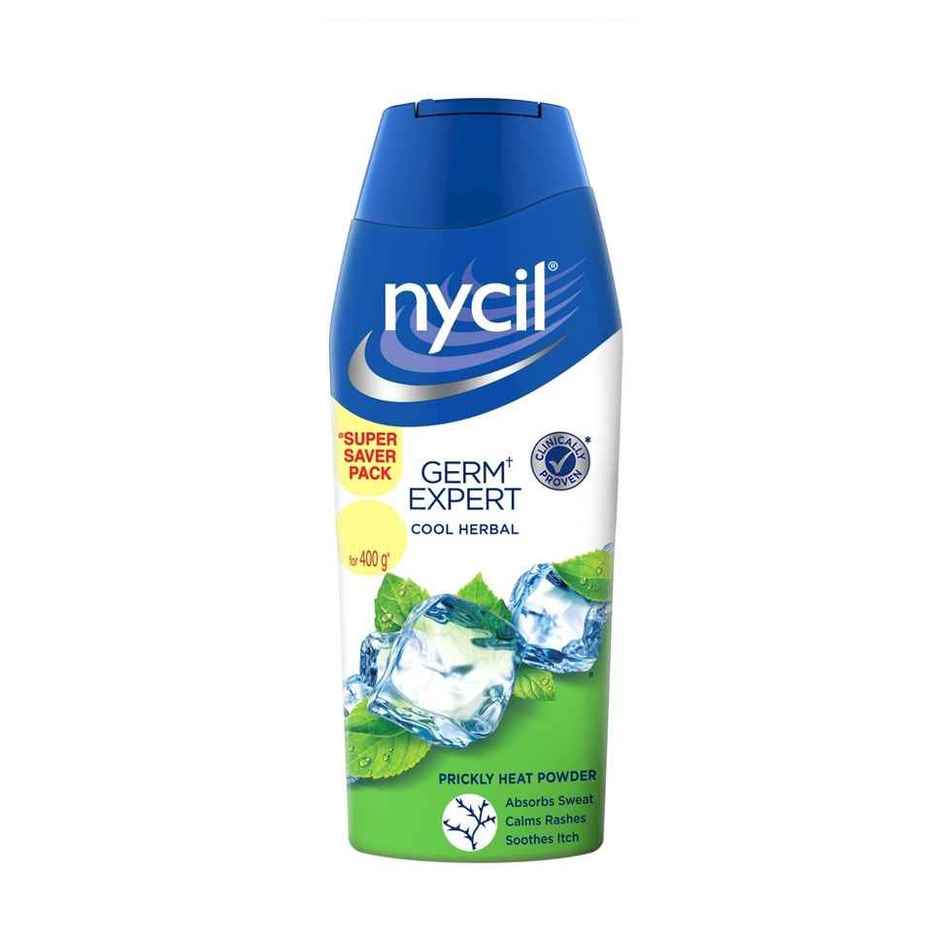 Nycil Germ Expert Cool Herbal Prickly Heat & Cooling Powder