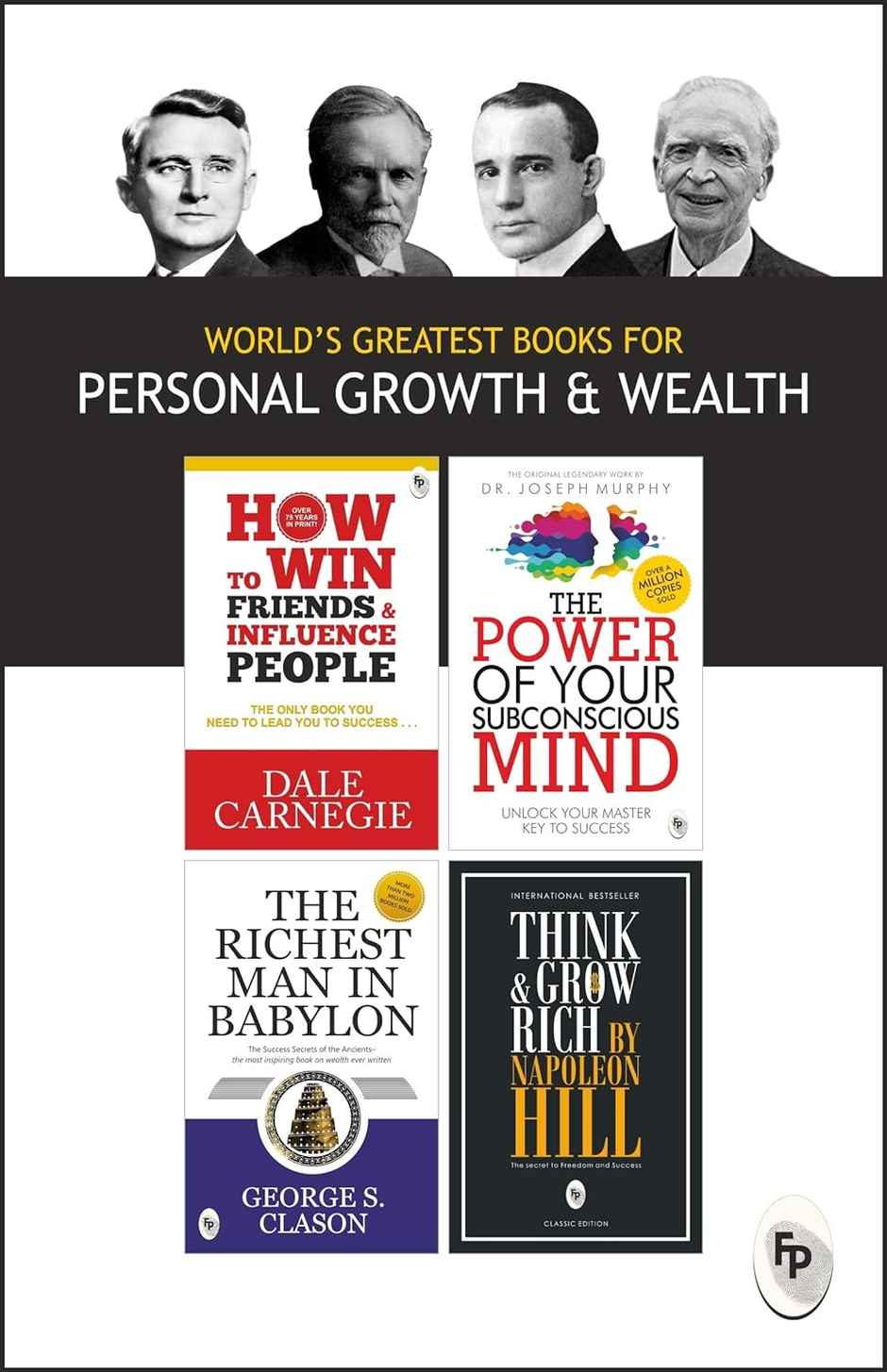 World's Greatest Books For Personal Growth & Wealth - Set Of 4 Books