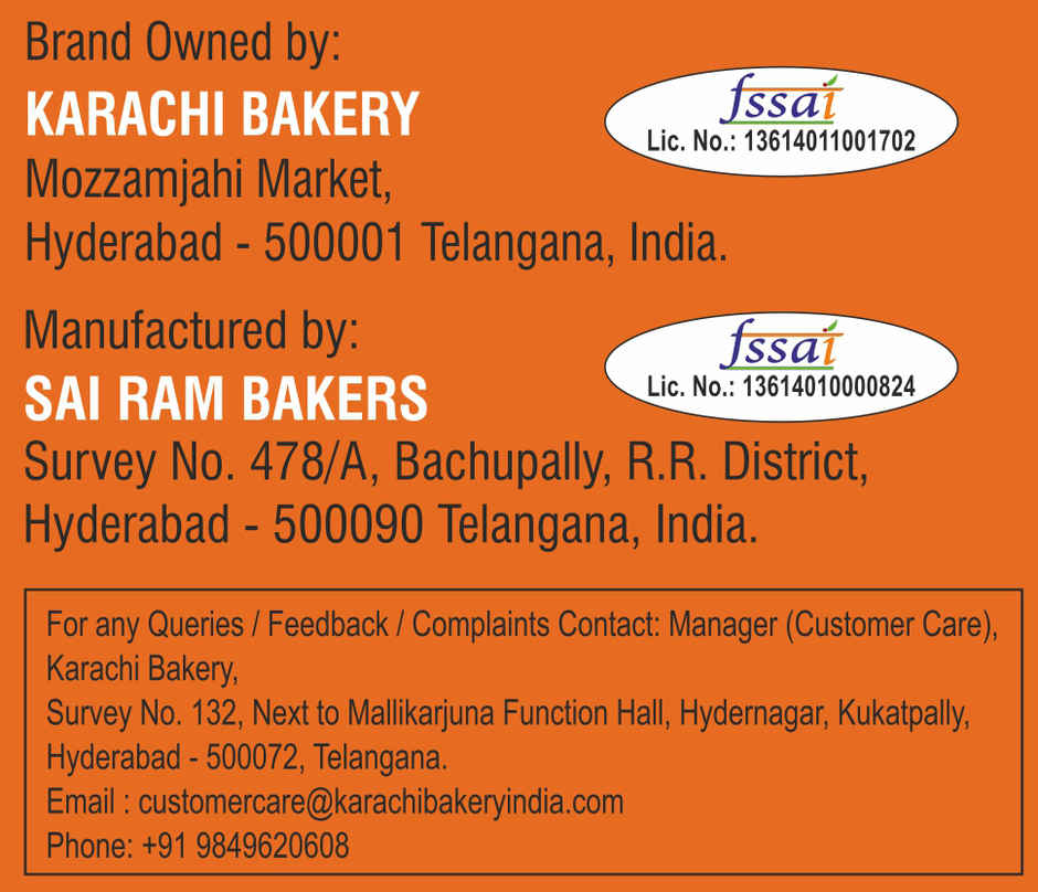 Karachi Bakery 2 in 1 Fruit & Osmania Biscuits