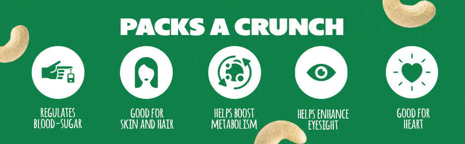 Yoga Bar Premium Cashews | King Size Crunchy Kaju | Premium Nuts & Dry Fruits