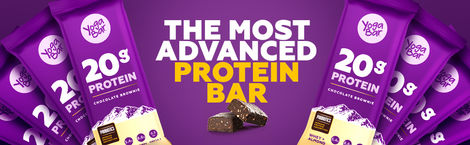 Yoga Bar 20g Protein Bar, Chocolate Baked Brownie, Multigrain Energy Bar, high Protein Bar