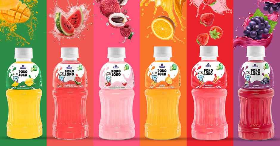 Sapphire Poko Loko Lychee Nata Drink