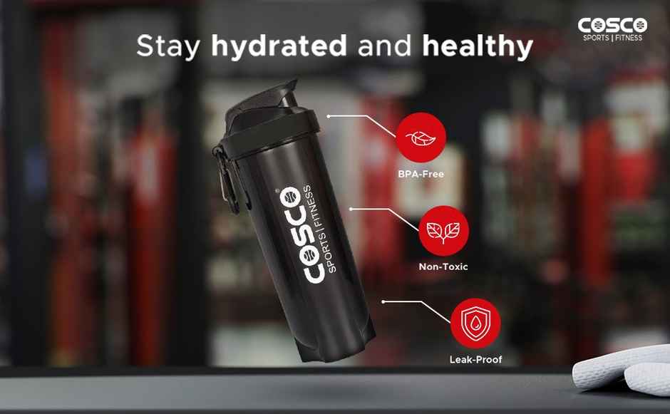 Cosco Power Gym Shaker for Men and Women | BPA Free Material | 700 ml | Made in India