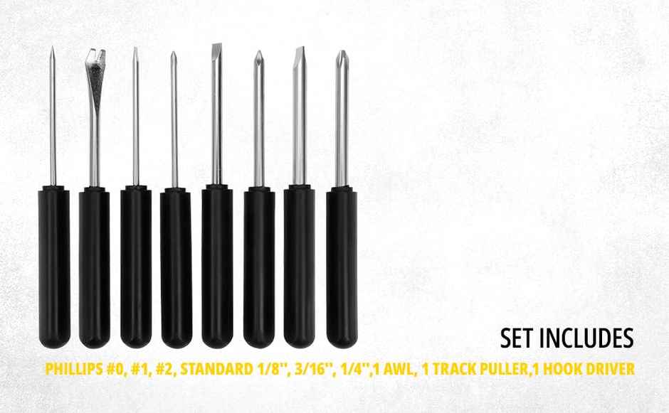 STANLEY STHT62511-8 9-Way Screwdriver Set with Storage Case for Home,Professional & Industrial Use
