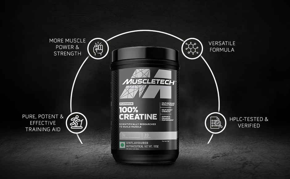 Muscletech Platinum Complete Creatine Powder - Increase Muscle Power Boost Strength