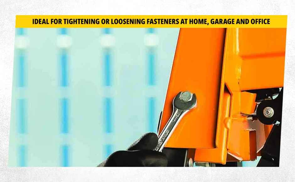 STANLEY 70-963E 8-Piece Chrome Vanadium Steel Combination Spanner Set With Maxi-Drive System