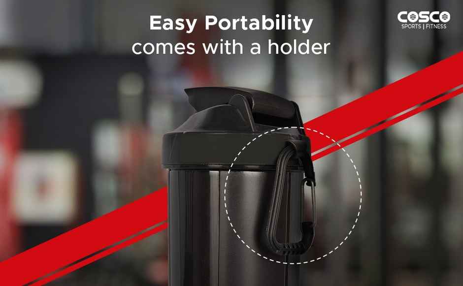Cosco Power Gym Shaker for Men and Women | BPA Free Material | 700 ml | Made in India