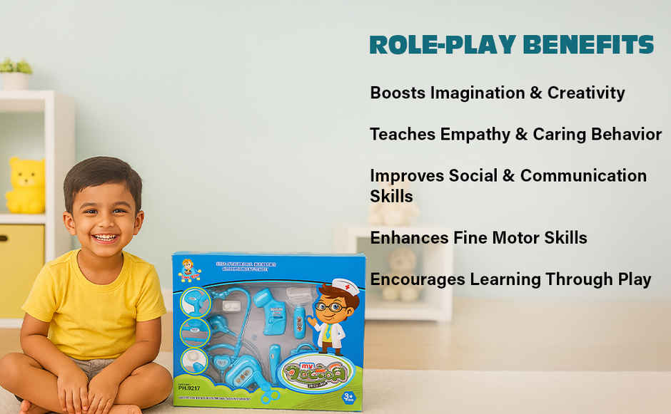 Anz Toy Blue My Doctor Set Blue Ph 9217