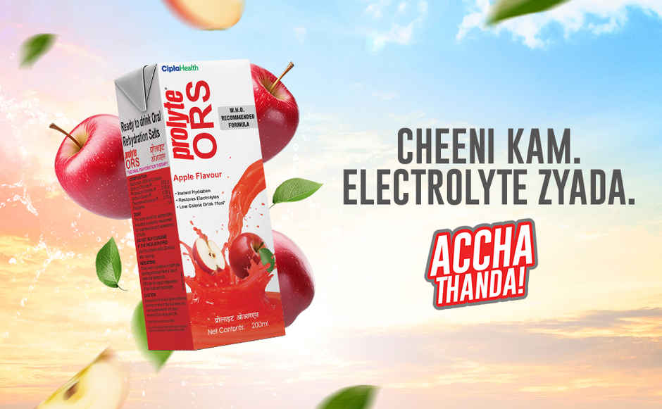Cipla Prolyte (ORS) Apple Liquid Combo