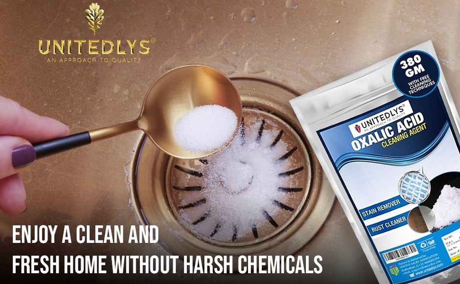 Unitedlys Oxalic Acid Powder - All-Purpose Stain | Rust & Tile Cleaner