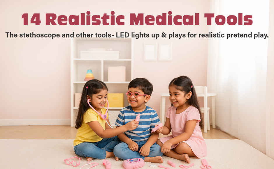 Anz Toy Pink My Doctor Set Pink Ph 9217