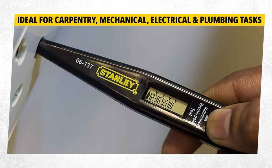 STANLEY 66-137 2-in-1 12V Digital Detection Tester & Screwdriver For Home, DIY & Professional Use