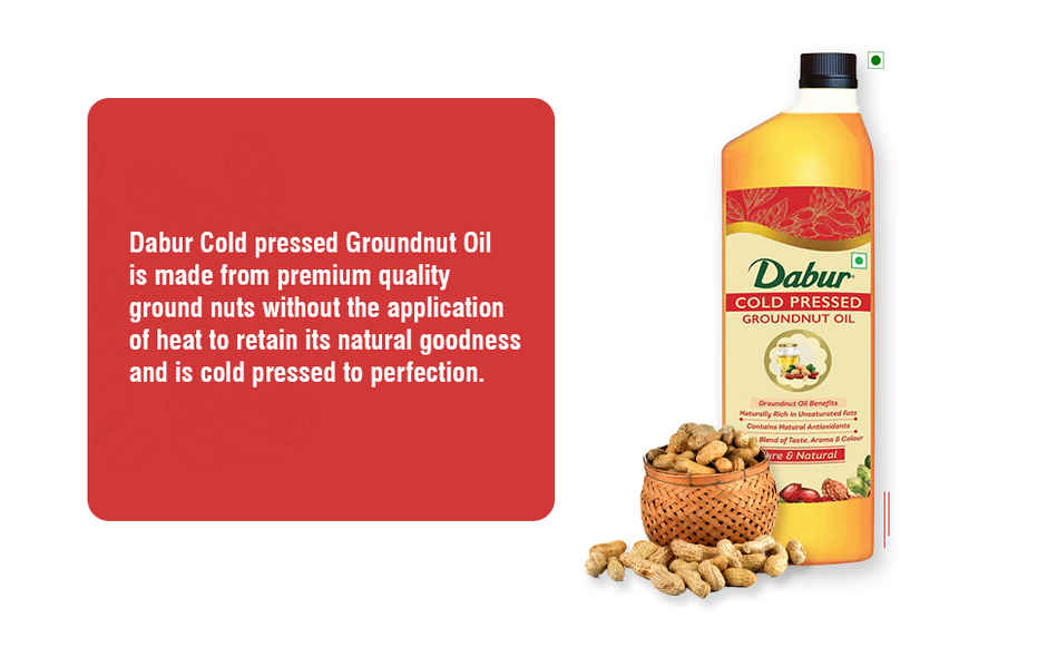 Dabur Groundnut (Peanut) Cold Pressed Oil 