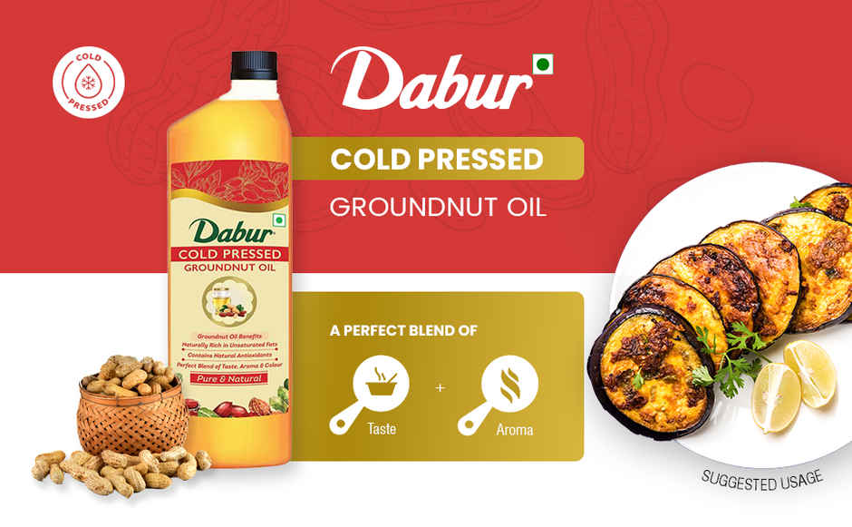 Dabur Groundnut (Peanut) Cold Pressed Oil 