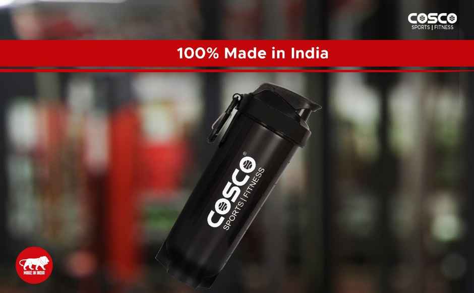 Cosco Power Gym Shaker for Men and Women | BPA Free Material | 700 ml | Made in India