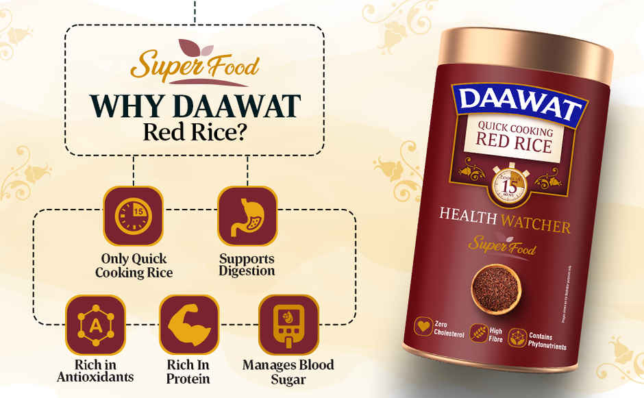 Daawat Quick Cooking Red Rice