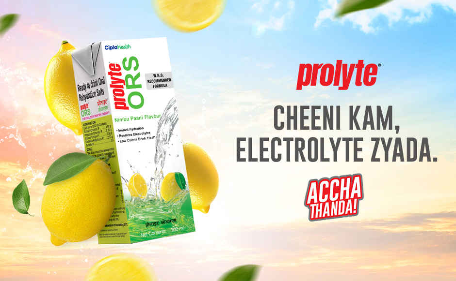 Cipla Prolyte ORS | Nimbu Paani Flavour