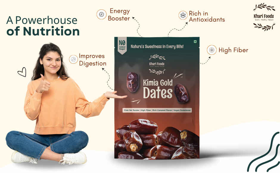 Khari Foods Kimia Gold Dates / Khajur