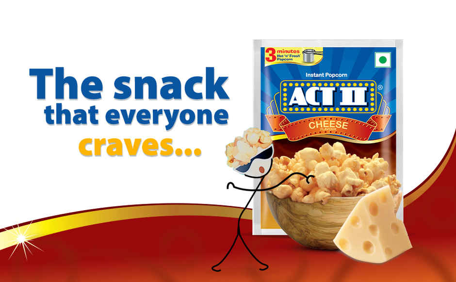 Act II Instant Popcorn | Cheese, Buy 2 Get 1 free offer, Hot & Fresh in 3 mins