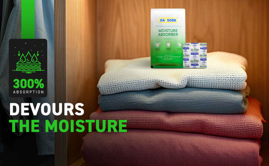 Davsorb Moisture Absorber Wardrobe | Shoe Rack | Bed Storage & Under-the-Sink Cabinet
