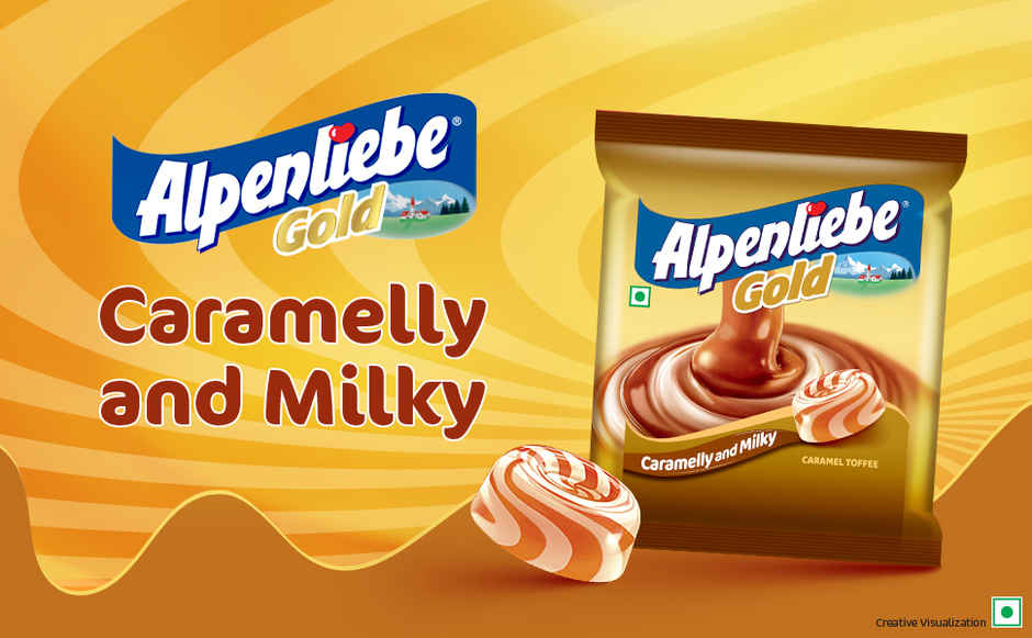 Alpenliebe Gold More Caramelly More Tasty Toffee Pouch