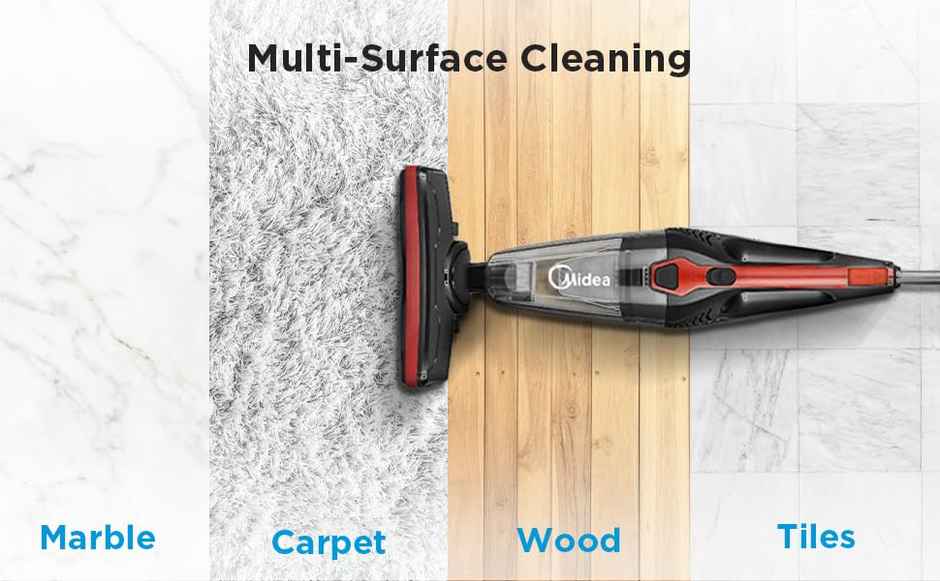 Midea T2 2-in-1Handheld & Corded Stick Vacuum Cleaner for Home & Car|600W Motor with13.5KPA Suction