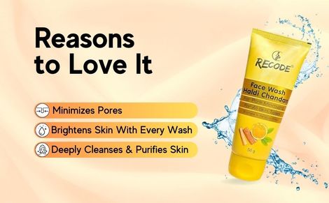 Recode Haldi Chandan Face Wash with Glycerin Extract
