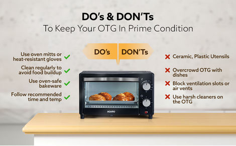 Agaro Marvel 9L Oven Toaster Griller, Cake Baking, Grilling, Toasting, Otg, 800W