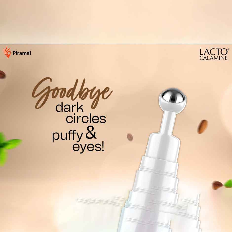 Lacto Calamine Under Eye Cream For Dark Circles, Fine Lines & Puffy Eyes Enriched With Coffee