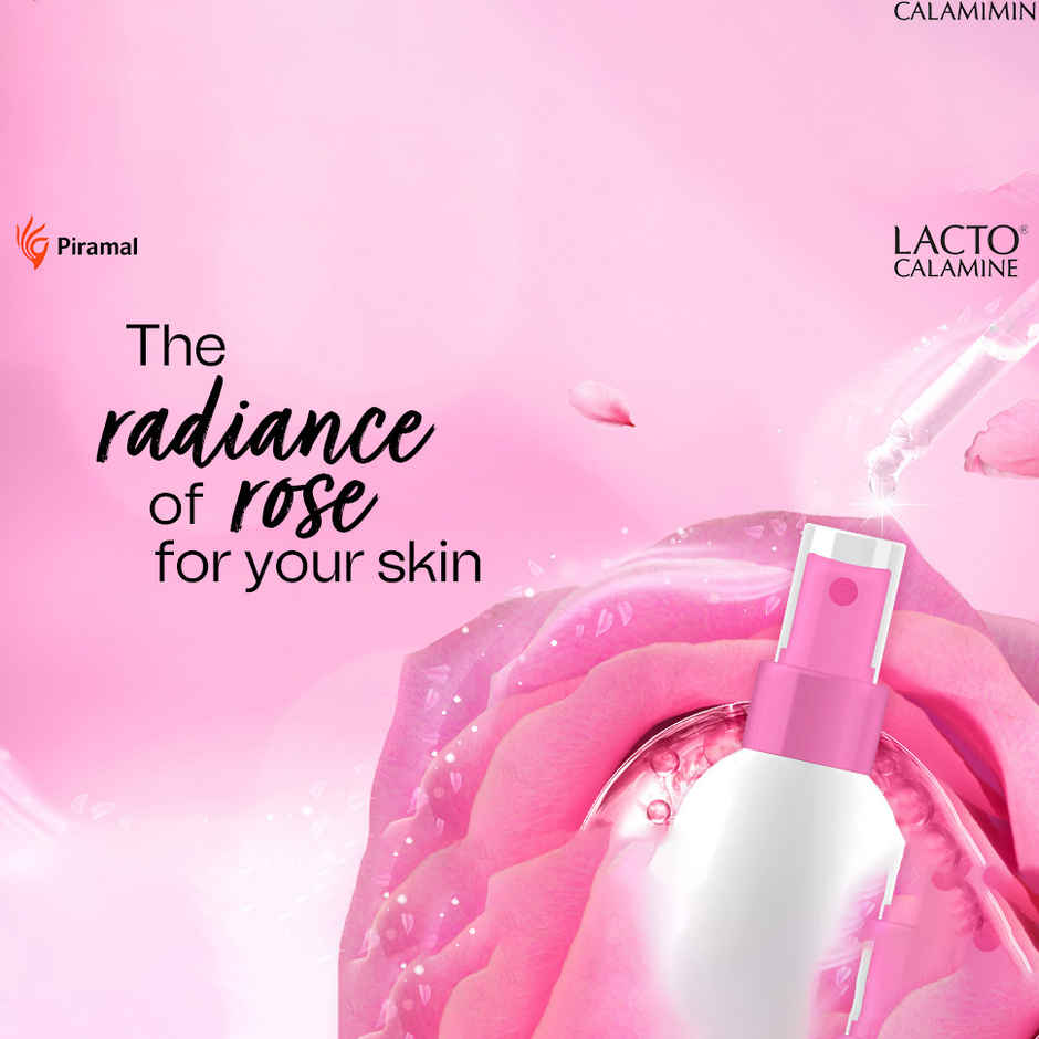 Lacto Calamine Rose Water Toner For Glowing Skin Gulab Jal Face Toner