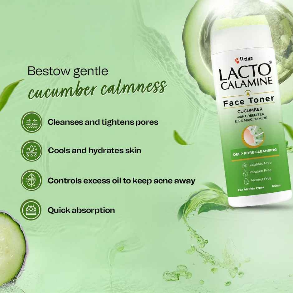 Lacto Calamine Cucumber Toner