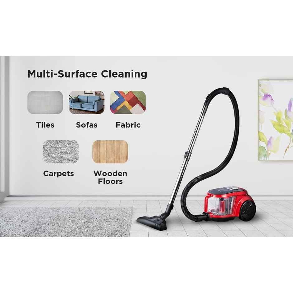 Midea 18c Bagless Canister Vacuum Cleaner - Red
