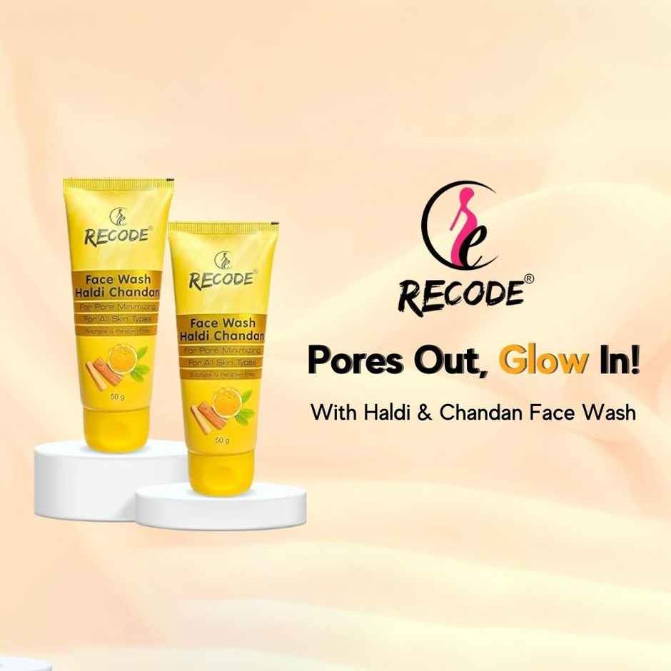 Recode Haldi Chandan Face Wash with Glycerin Extract