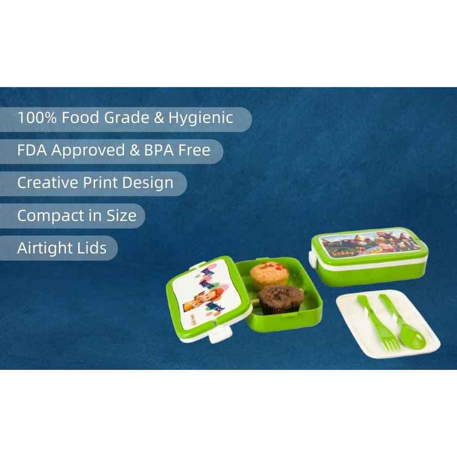 Varmora Flat Kids Lunch Box - Assorted | 450ml