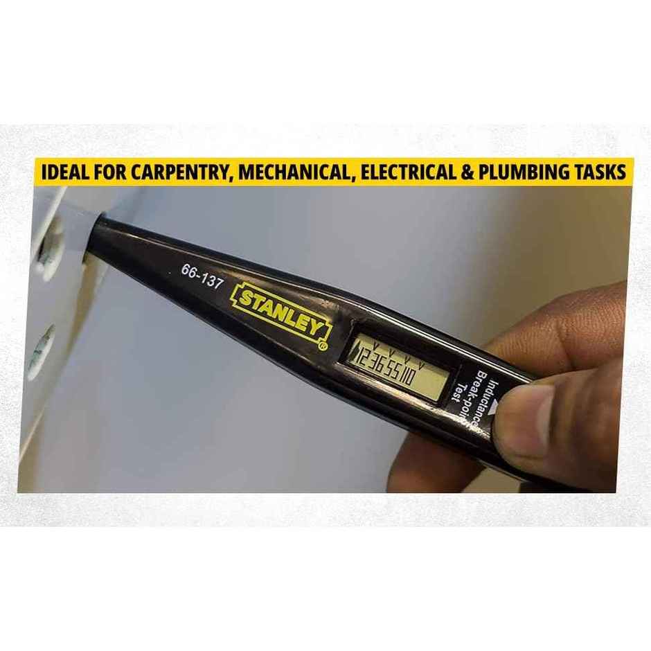 STANLEY 66-137 2-in-1 12V Digital Detection Tester & Screwdriver For Home, DIY & Professional Use