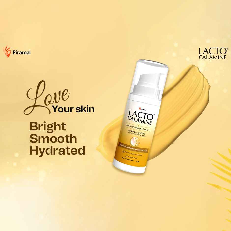Lacto Calamine Anti Blemish Cream For Pigmentation & Blemish Removal & Brighten Skin Tone