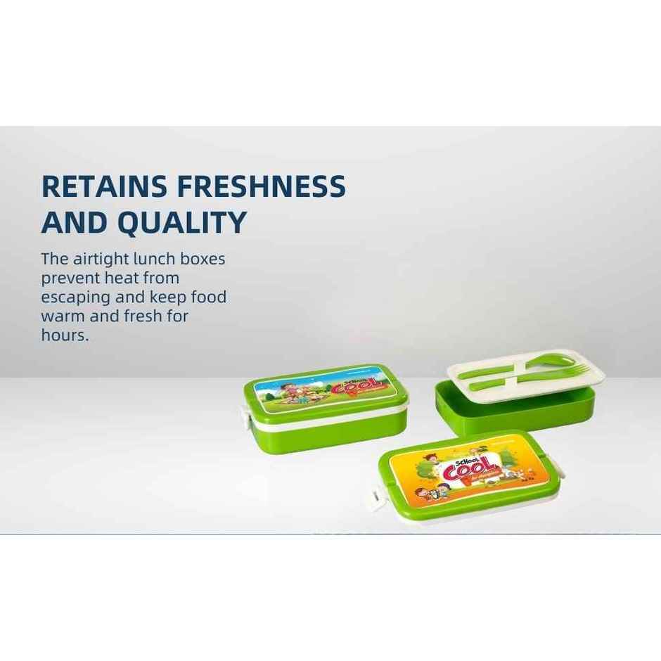 Varmora Flat Kids Lunch Box - Assorted | 450ml