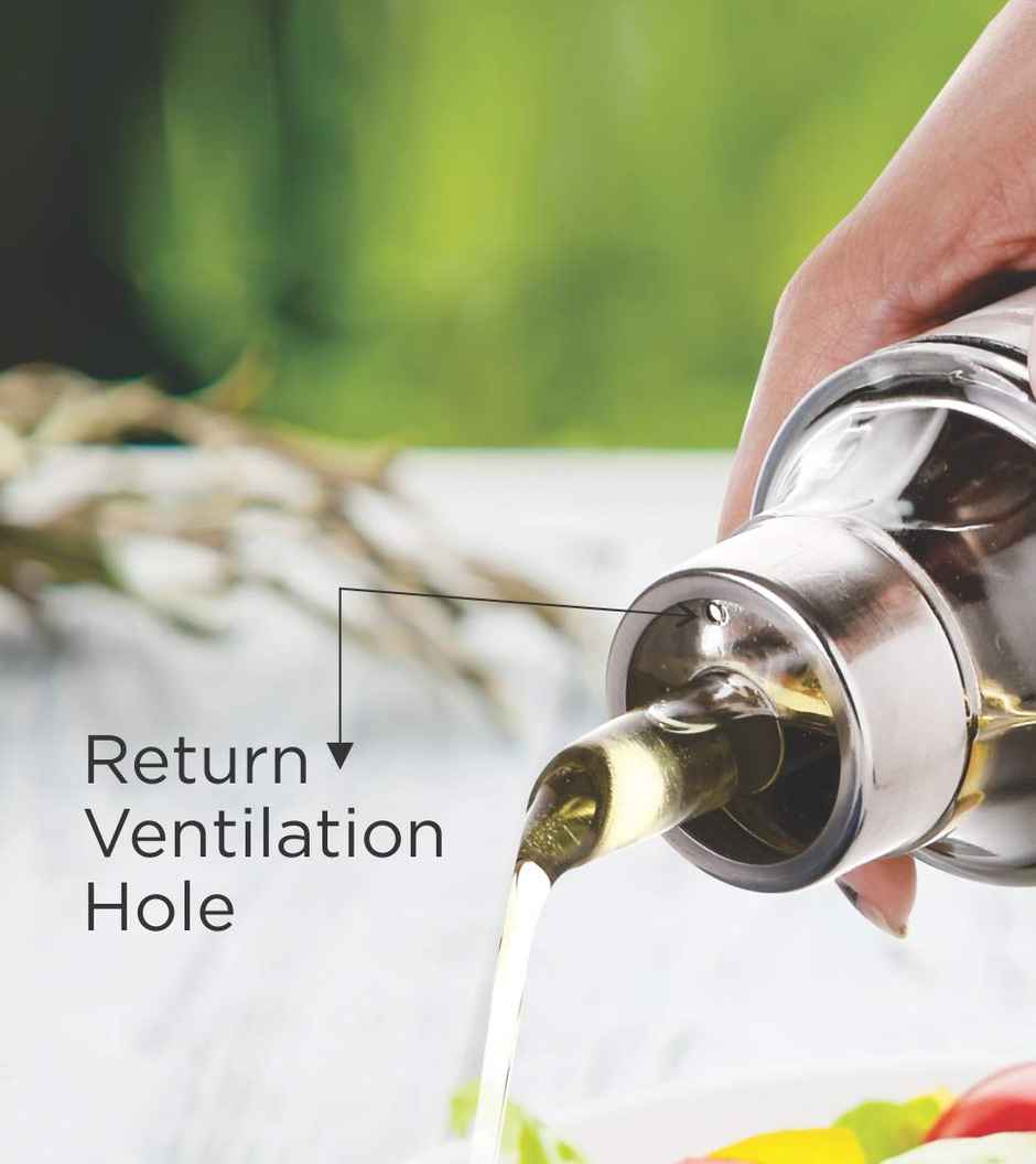 Capsicum Steel Oil Dispenser 750Ml