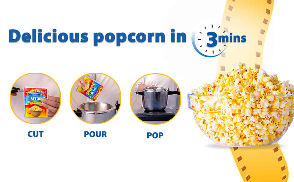 Act II Instant Popcorn | Butter Delite | Hot & Fresh in 3 mins