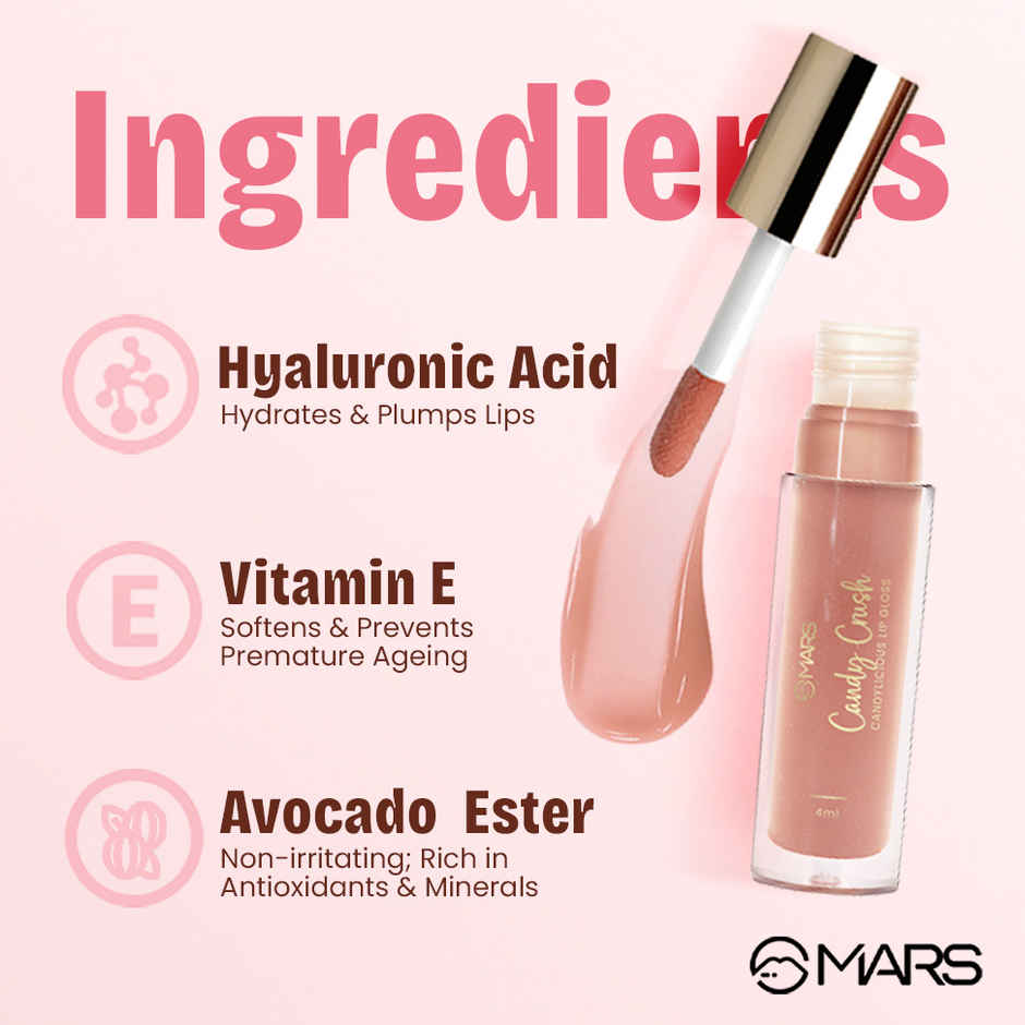 MARS Candylicious Sheer Lip Gloss | 04 CANDY FLOSS